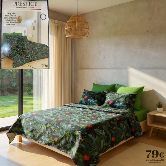 Parure de drap 4 pièces confort et douceur - Préstige -