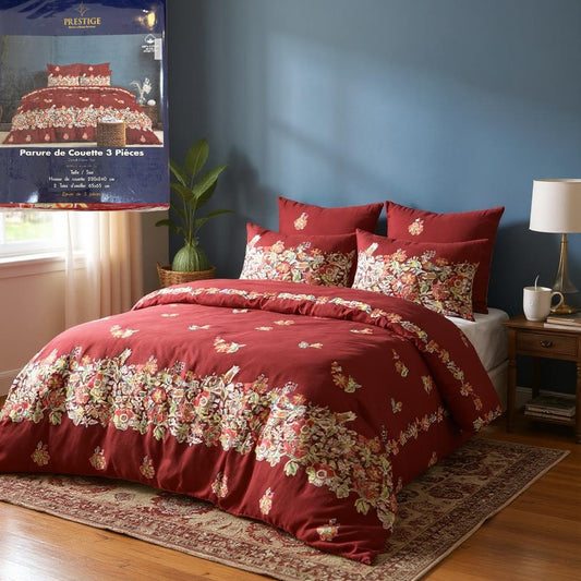 Parure de couette 3 pièces 100% coton
