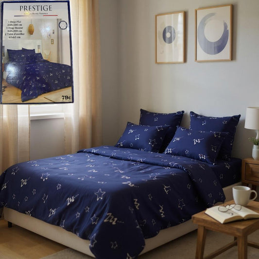 Parure de drap 4 pièces confort et douceur - Préstige -
