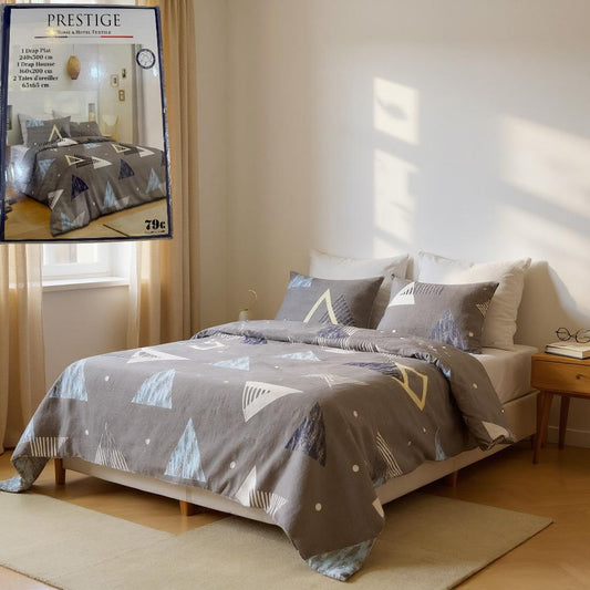 Parure de drap 4 pièces confort et douceur - Préstige -