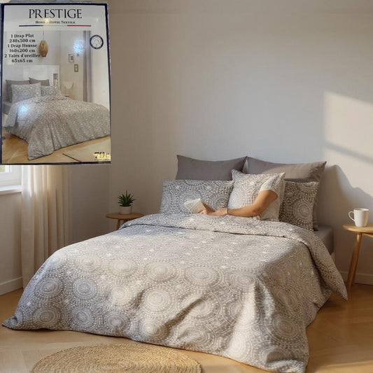 Parure de drap 4 pièces confort et douceur - Préstige -