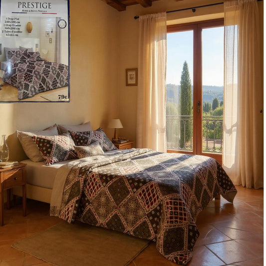 Parure de drap 4 pièces confort et douceur - Préstige -