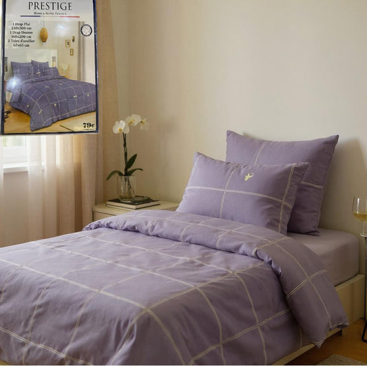 Parure de drap 4 pièces confort et douceur - Préstige -