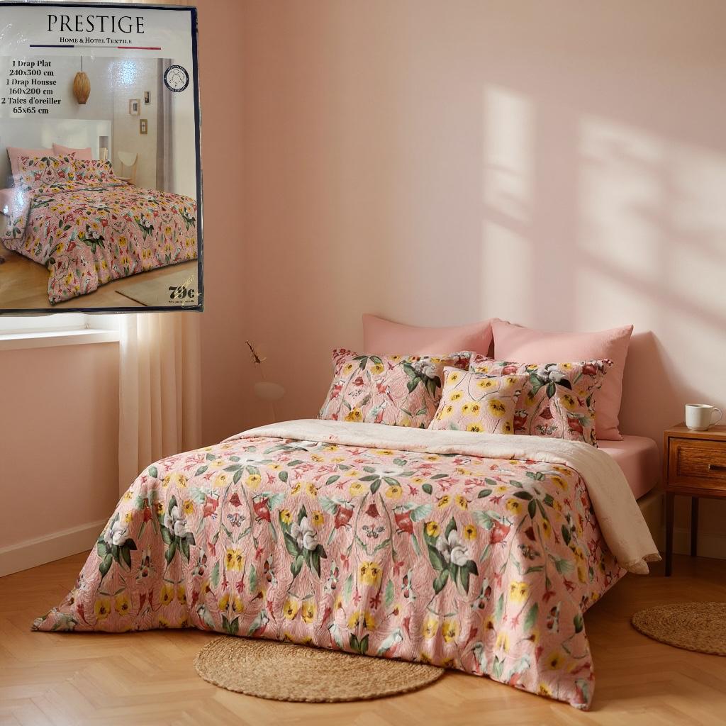 Parure de drap 4 pièces confort et douceur - Préstige -
